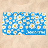 Personalized Daisy Towel