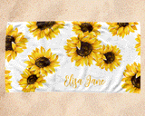 sunflower towel