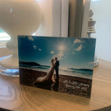 Custom photo block | wedding gift