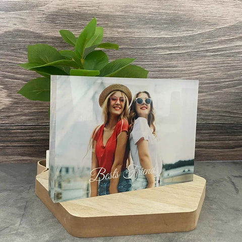 Custom photo block | Best Friend Gift | Acrylic Photo Block