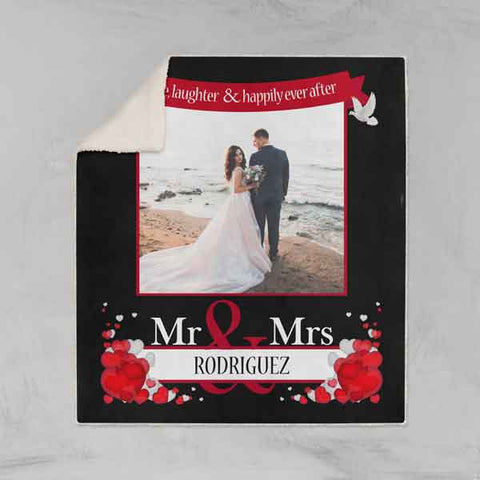 Mr&Mrs Love Blanket