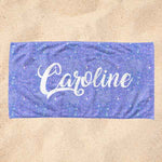 Glitter Personalized Towel