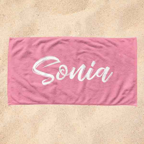 Personalized Girl Towel