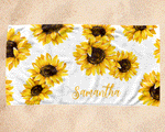 sunflower towel