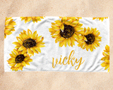 sunflower towel