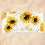 sunflower towel