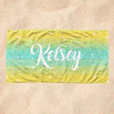 Glitter Personalized Towel