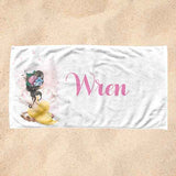 Yellow Mermaid Towel